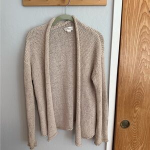 Velvet brand open weave open cardi